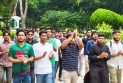 কার্যক্রম নিষিদ্ধ আওয়ামী লীগের নাশকতা-ষড়যন্ত্রের প্রতিবাদে ইবি ছাত্রদলের বিক্ষোভ